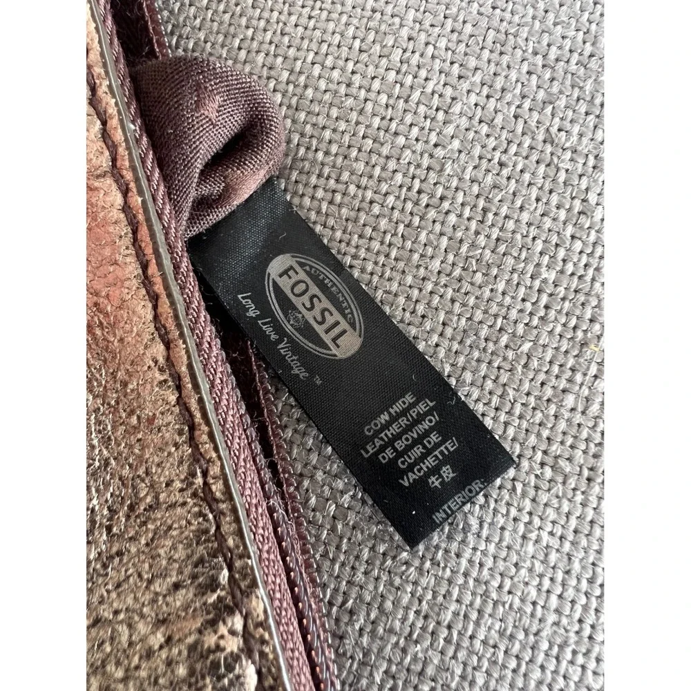 Fossil Crossbody Copper Tone Bag Brass Hardware
